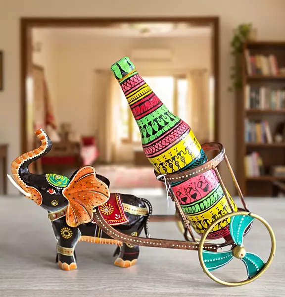 Bottle Stand Elephant