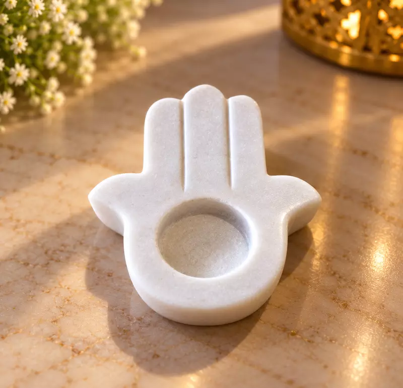 Diya Marble Hand
