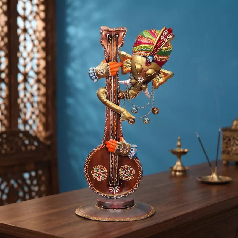 Guitar Ganesha W/Stand