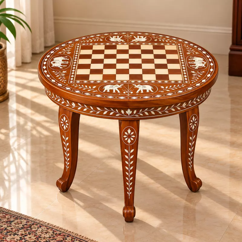 Chess Table Rd. 18 In 3 In Men