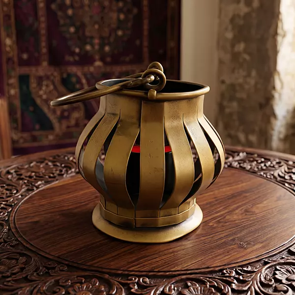Round T-Light Gold