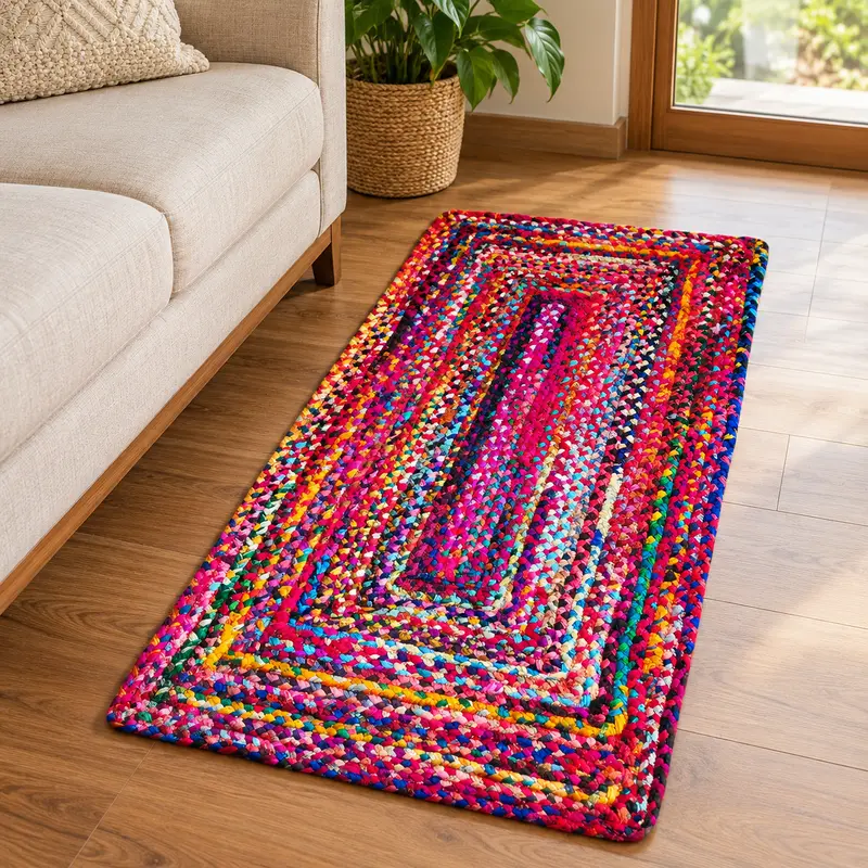 Rug Chindi 2x4 Rects In Rect